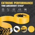 thumbnail image 4 of BUNKER INDUST Heavy Duty Tow Strap with Bag Recovery Kit, 3" x 30ft Tree Saver Winch Strap 35,000 lbs Recovery Straps - Emergency Vehicle Off Road Towing Rope, 4 of 9