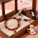thumbnail image 5 of Pulseras de pareja con temática de San Valentín. Linda pulsera magnética ajustable para pareja. Regalo ideal para San Valentín. Pulsera de metal., 5 of 6
