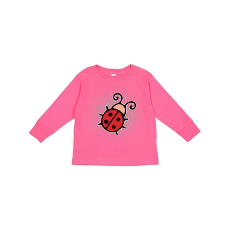 

Inktastic Ladybug Lover Girls Long Sleeve Toddler T-Shirt