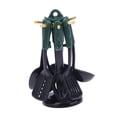 thumbnail image 4 of Juego de utensilios de cocina para casa de muñecas (7 piezas) Verde negro, 4 of 9