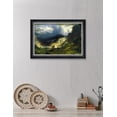 thumbnail image 2 of DECORARTS - A Storm in the Rocky Mountains by Albert Bierstadt, Giclee Print on Acid Free Cotton Canvas Matching with Solid Wood Frame for Home Decor. Total Size w/ Frame: W 27.25 x H 19.25", 2 of 6