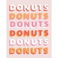 thumbnail image 2 of Designs, CAD 26x32 White Modern Wood Framed Museum Art Print Titled - Donuts, 2 of 4