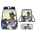 thumbnail image 1 of Sonic Backpack Two-Dimensional Cartoon Animation Primary School Bag Backpack Messenger Bag Pencil Bag Three-Piece Set, 1 of 1