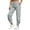 a01Gray, variant on Women Cinch Bottom Sweatpants Seam Front Athletic Joggers Lounge Pants Relaxed Soft Fit Stretch Trousers with Pockets Khaki S