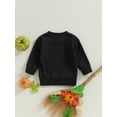 thumbnail image 4 of GXFC Toddler Baby Girls Halloween Sweatshirt Infant Girls Fall Long Sleeve Witch Print Pullovers Tops Newborn Girls Halloween Costume 0-3T, 4 of 8