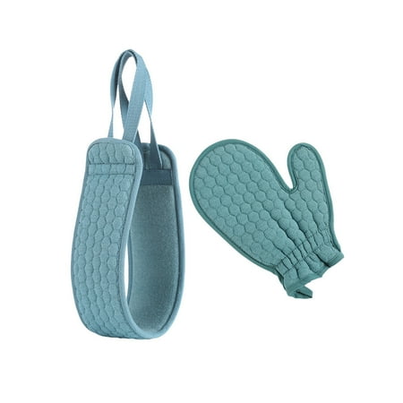 

2PCS Bathing Body Scrubbers Shower Strip Exfoliating Gloves Back Rubbing Towel Bathroom Supplies