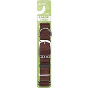 Pet Wear: Large 15-26 Neck Brown Dog Collar, 1 ct