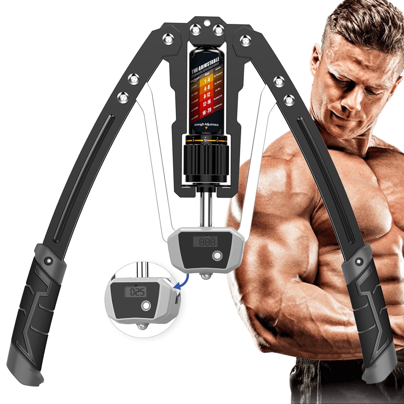 EAST MOUNT, Twister Arm Trainer, 22-440 lbs resistance, Red