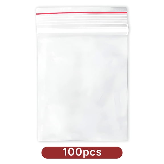 CCOCC 100Pcs Small Ziplock Bags - Mini Plastic Bags Tiny Ziplock Bags 1.97×2.76in