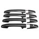 thumbnail image 1 of Juego de cubierta de manija de puerta exterior para 2006-2011 y Pilot 2009-2015 Decoración exterior estilo fibra de carbono, 1 of 5