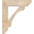 thumbnail image 3 of Ekena Millwork 5 1/2"W x 28"D x 32"H Legacy Slat Smooth Bracket, Douglas Fir, 3 of 4