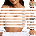 thumbnail image 3 of VISALY Sports Bras for Women Bralettes for Women Full Coverage Support Bras for Older Women Lift No Underwire Seamless T-Shirt Bra Comfortable Lightly Padded No Show Bra Basic Lift Bras Black M, 3 of 6