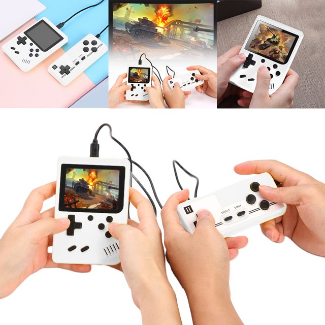 Mini Consola Videojuegos Portátil Pantalla 3 Pulgadas Juegos en TV 400/500/800