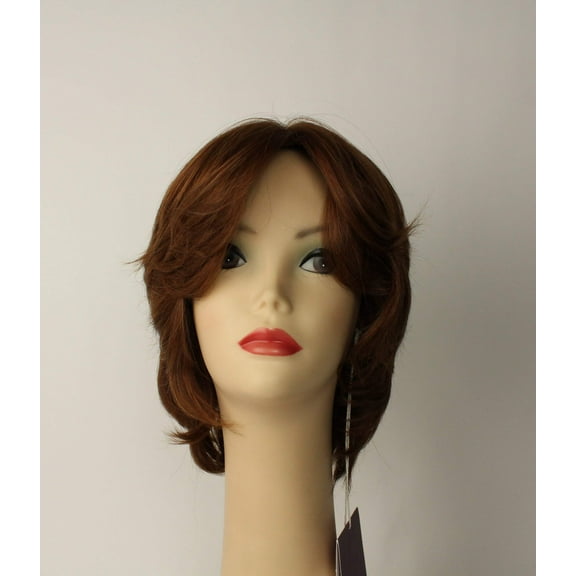 European Human Hair Freeda Wig Linda Red Multi-Directional Size L