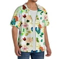 thumbnail image 4 of Disketp Men's Hawaiian Floral Vintage Print Shirts Button Down Holiday Beach Shirts-X-Large, 4 of 7