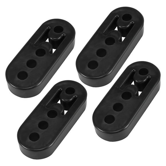 4pcs Exhaust Rubber Hanger Muffler Bushing Tail Pipe Rubber Hanger 1/2" 4 Holes