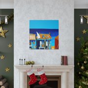 Beach Shops Dreaming - Canvas