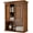 Reddish Brown, variant on Wood Wall Cabinet, Bathroom Medicine Cabinet Storage with Doors and Adjustable Shelf, Rustic Cabinet Wall Mounted for Bathroom, Living Room, Kitchen