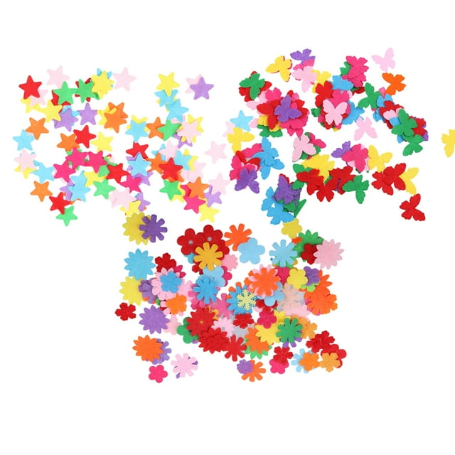 3 300 piezas de apliques de fieltro mezclados para tarjetas, decoración, , manualidades perfecl Felt Shapes Craft