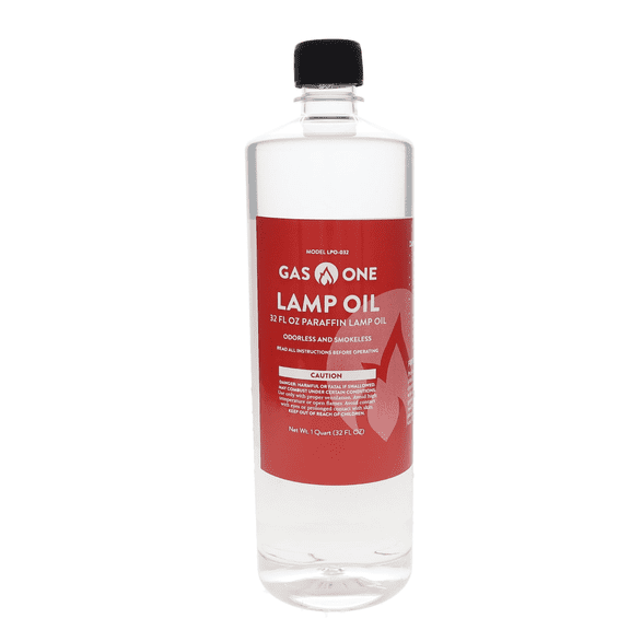 Gas One Liquid Smokeless Paraffin Lamp Oil, 32oz