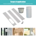 thumbnail image 3 of Peggybuy Portable Air Conditioner Window Baffle Kit Seal Wide Plate Vent Accessories (L), 3 of 8