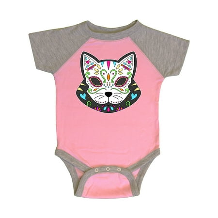 

Inktastic Cinco De Mayo Cat Sugar Skull Gift Baby Boy or Baby Girl Bodysuit