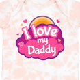 thumbnail image 4 of Inktastic I Love My Daddy Girls Girls Baby Bodysuit, 4 of 5