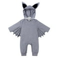 thumbnail image 4 of Jandel Cute Halloween Outfit Newborn Baby Boy Clothes Infant Bat Costume Hoodie Romper Playsuit Jumpsuits, 4 of 6
