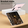 thumbnail image 7 of SaniMore for Google Pixel Fold Case, Hidden Bracket PU Leather Skin [Wear-resistant & Anti-scratch] Magnetic Closure Foding Shell Slim Fit Lightweight Shockproof Anti-drop Cover, Pink, 7 of 7