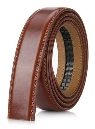 Marino Avenue Men's Classic Jean Style Genuine Leather Belt