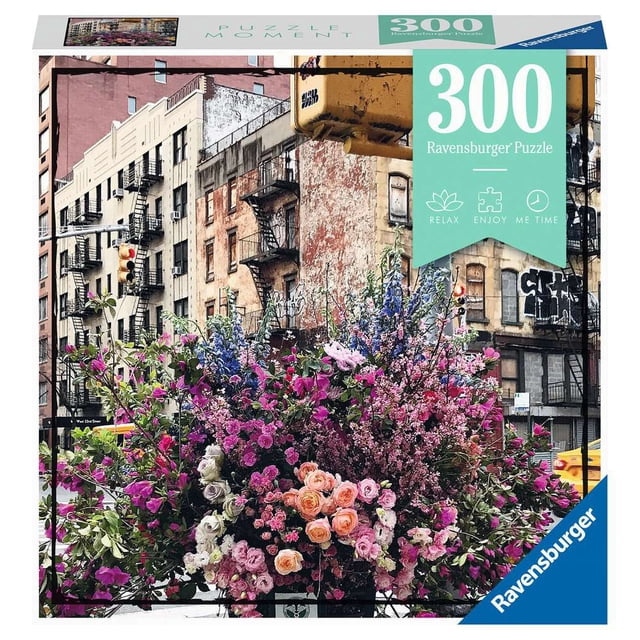 Rompecabezas Ravensburger Flowers in New York 300 piezas