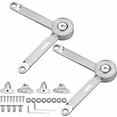 thumbnail image 1 of High Bearing Capacity Lid Support, Zinc Alloy Stay Hinge for Furniture, Fully Adjustable Angles for Right or Left Hand Mounting, Effortless Installation (2 Pcs), 1 of 5