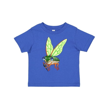 

Inktastic Cute Cicada with Microphone Gift Toddler Boy or Toddler Girl T-Shirt