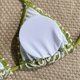 thumbnail image 4 of Tankini para mujer, bikini playero de rayas de color liso, moderno y transpirable, conjunto de dos piezas, traje de baño de dos piezas para mujer, trajes de baño tankini para mujer, traje de baño de 2, 4 of 6