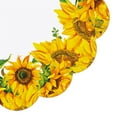 thumbnail image 1 of Ensemble de 2 Grandes Serviettes Rondes Tournesols Dansants, 1 of 1