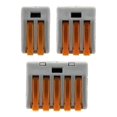 thumbnail image 1 of Surtido De 3 Mini S222 Palanca Terminales Conexión Rápida Para Cables Rígidos Y Flexibles 10x 2 Entradas + 15x 3 Entradas + 5x 5 Entradas Banban ZefeiWu 8390613805140, 1 of 1