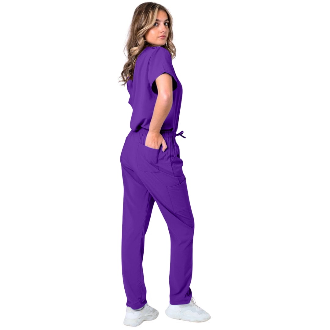 Banu Unisex Scrubs Set - 7 Pocket Medical Scrubs for Women and Men | Nurse Scrub Sets for Women and Men