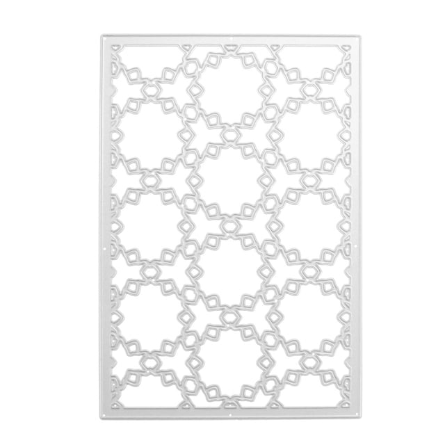 Cuadros Decorativos Plantillas de troqueles de corte de metal para álbum de fotos de Scrapbooking de bricolaje Cuadrado (MS-627-251609.03 Tmvgtek embutido en tela