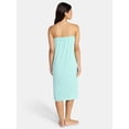 thumbnail image 2 of Lissome Women's Ultra Soft Strapless Bath Wrap with Snap Closure, Size S-3X, 2 of 4
