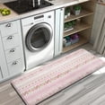 thumbnail image 3 of Pink Floral and Lace Pattern Kitchen Rug Mat,Kitchen Runner Rugs Non Skid Washable,Decorative Kitchen Floor Mats for Kitchen,Sink,Laundry,17"x47.2", 3 of 7