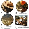 thumbnail image 3 of Designart "France'S Rustic Banquet II" Meals & Picnics Floater Framed Wall Art Living Room, 3 of 5