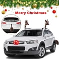 thumbnail image 2 of Christmas Car Reindeer Antler Decorations,Vehicle Xmas Decorations Auto Decoration Reindeer Kit with Jingle Bells Rudolph Reindeer and Red Nose for Car Accessories Christmas-Antlers, 2 of 6