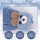 thumbnail image 4 of Bienvenido Guantes para niños, guantes de lana tejidos de invierno para niños con dibujos animados, 4 of 5