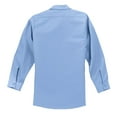 thumbnail image 4 of Red Kap Long Sleeve Industrial Work Shirt. SP14 6XLR Light Blue, 4 of 4