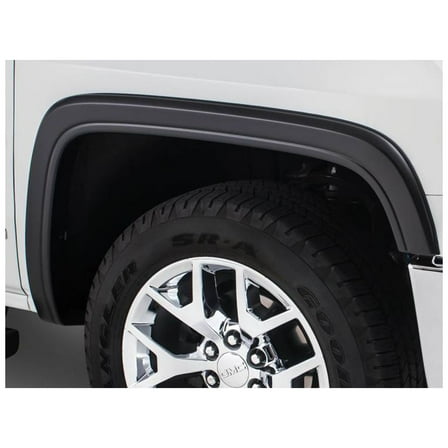 Bushwacker by RealTruck OE Style Factory Front Fender Flares | 2-Piece Set, Black, Smooth Finish | 40145-02 | Compatible with 2016-2018 GMC Sierra 1500 w/ 5.8' Bed