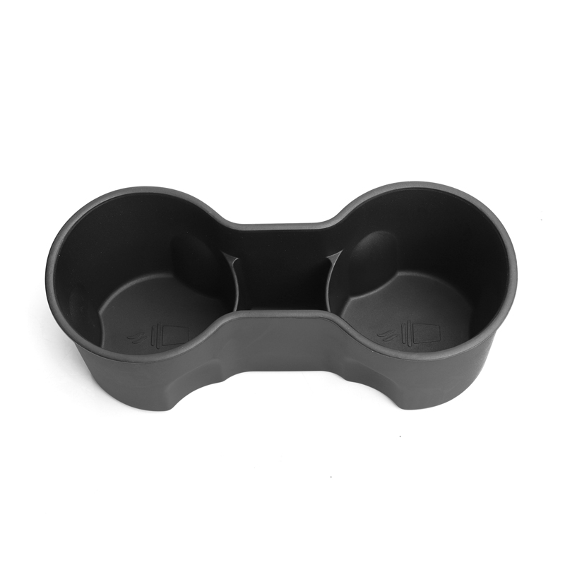 For Chevy For Chevrolet Bolt EUV/EV 22-24 Water Cup Holder Storage Box TPE Shock-Absorbing Central Armrest Cup Tray Tidying
