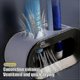 thumbnail image 3 of Double Electric Toothbrush H Set Of 2 -mounted Drainable Electric Toothbrush H Electric Toothbrush Stora -mounted Electric Toot, 3 of 5