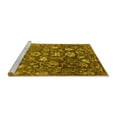 thumbnail image 2 of Ahgly Company Machine Washable Indoor Rectangle Abstract Yellow Modern Area Rugs, 7' x 9', 2 of 4