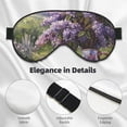 thumbnail image 4 of Salouo Lilacs Teapot Scenic Painting Pattern Sleep Mask,Sleep Eye Mask & Blindfold Eye Sleep Shade Cover with Elastic Strap Soft Eye Cover Eyeshade for Night Sleeping Travel & Nap, 4 of 7