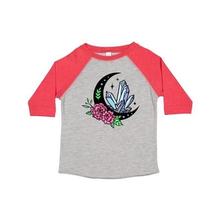 

Inktastic Crystals Moon and Flowers Gift Toddler Boy or Toddler Girl T-Shirt